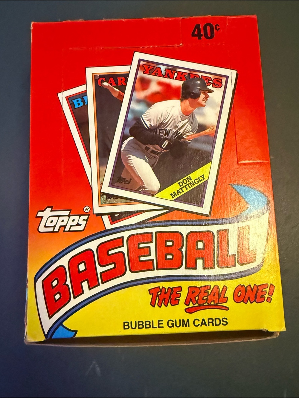 1988 Vintage Collectible Topps Baseball Wax Cards Box! (36 Packs)